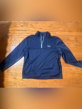 Callaway Navy Quarter-Zip Pullover